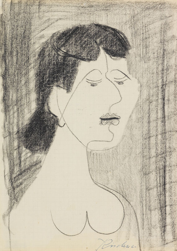 Ernst Ludwig Kirchner - Frauenbildnis