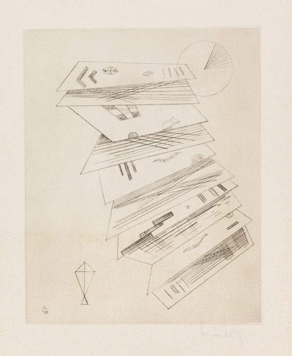 Wassily Kandinsky - Zweite Radierung für die Edition "Cahiers D’Art"