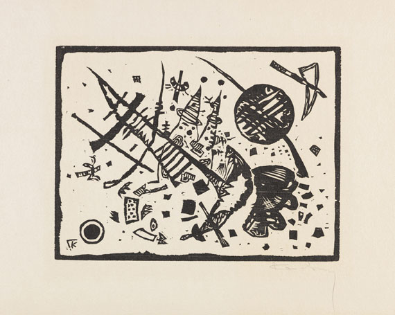 Wassily Kandinsky - Holzschnitt für die Ganymed-Mappe