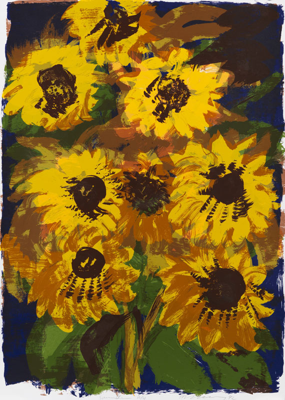 Rainer Fetting - Sonnenblumen