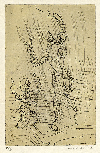 Max Ernst - Aus: Léonard de Vinci, Prophéties sur les Animaux raisonnables et irraisonnables