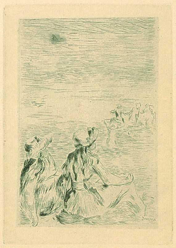 Pierre-Auguste Renoir - Sur la plage, à Berneval