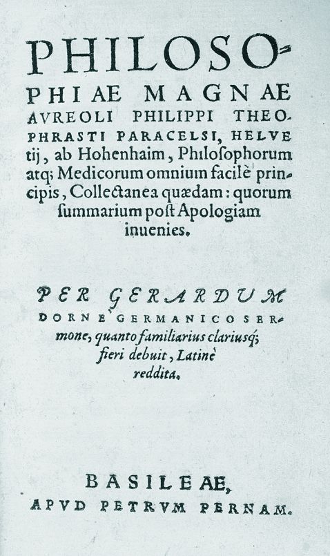 Paracelsus - Philosophiae magnae.