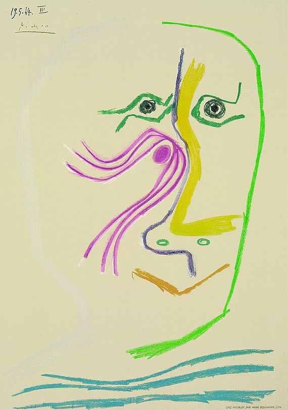 Pablo Picasso - Tête d