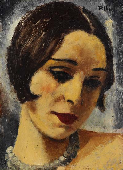 Francois Eberl - Porträt einer Dame