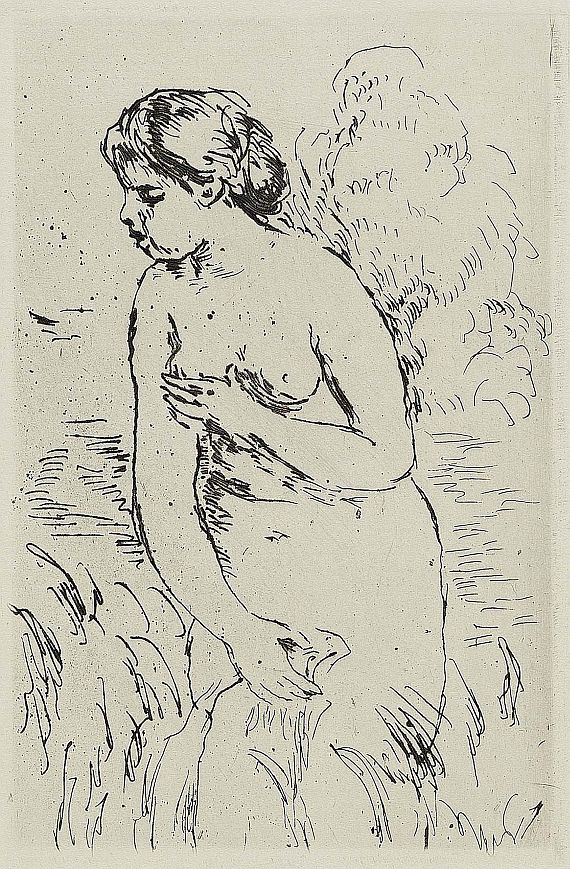 Pierre-Auguste Renoir - Baigneuse debout, a mi-jambes