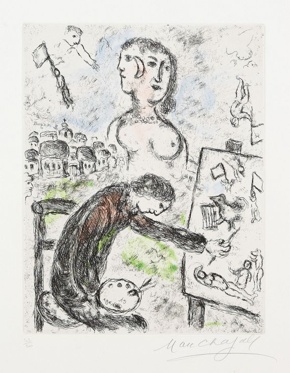 Marc Chagall - Le Peintre