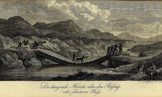 Mungo Park - Reise in das Innere von Afrika. 1799. Dt. EA.