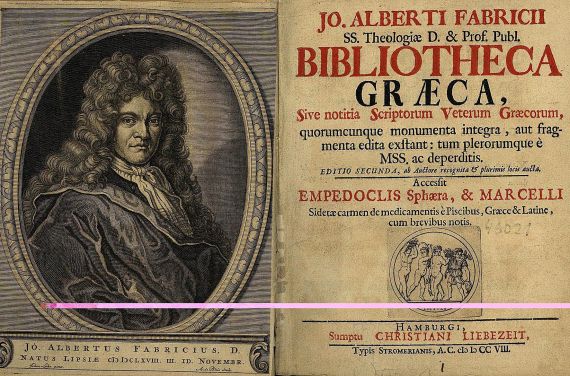 Johann Albert Fabricius - Bibliotheca graeca - 1707-08