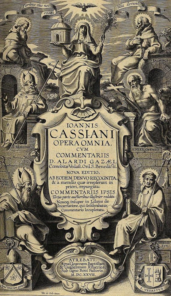 Johannes Cassianus - Opera omnia. 1628.