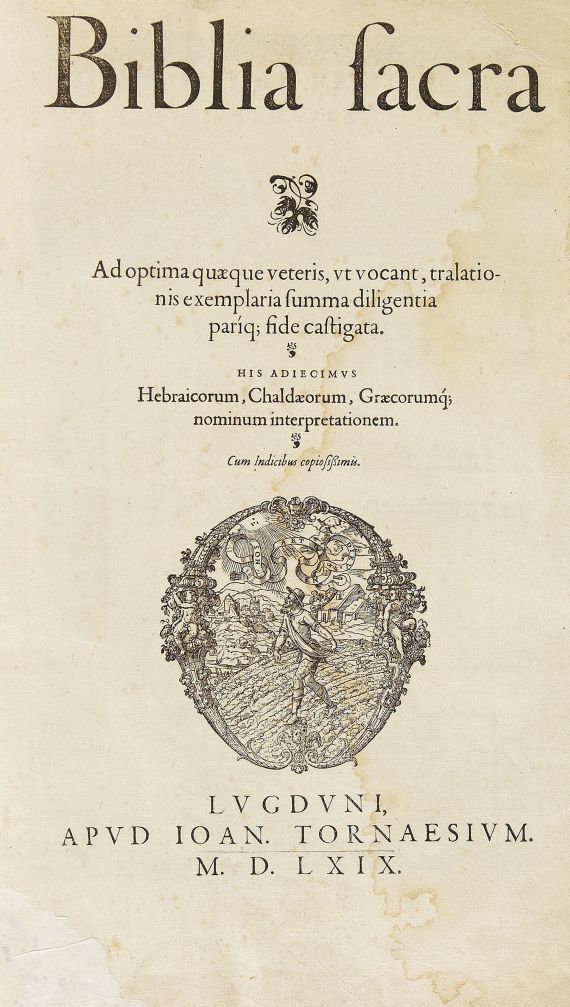   - Biblia sacra. 1569.