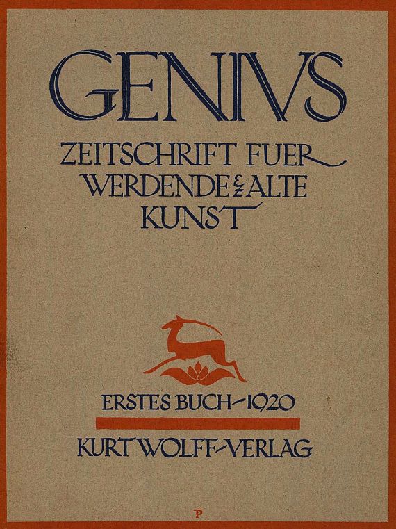 Genius - Genius-Zeitschrift, 5 Bde.
