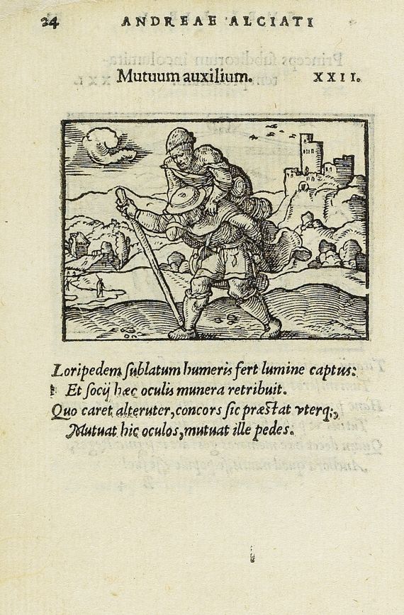 Andreae Alciatus - Emblemata. 1549.