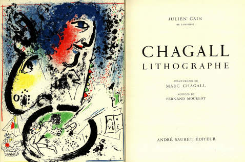 Marc Chagall - Mourlot, F., Chagall. Bd. I-V. 1960-84.