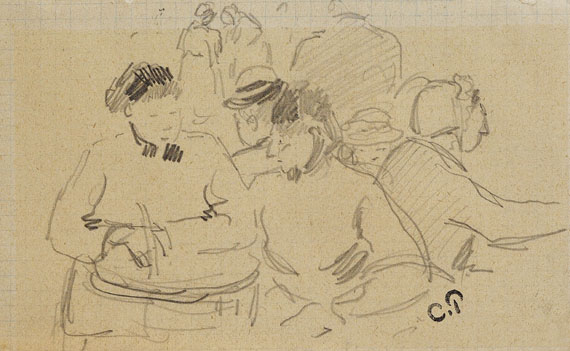 Camille Pissarro - Marktszene