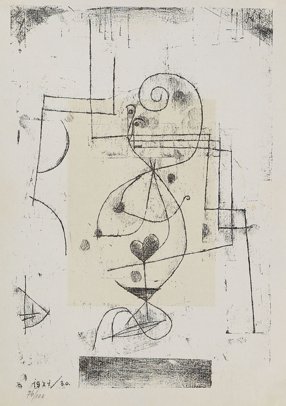 Paul Klee - Herz-Dame
