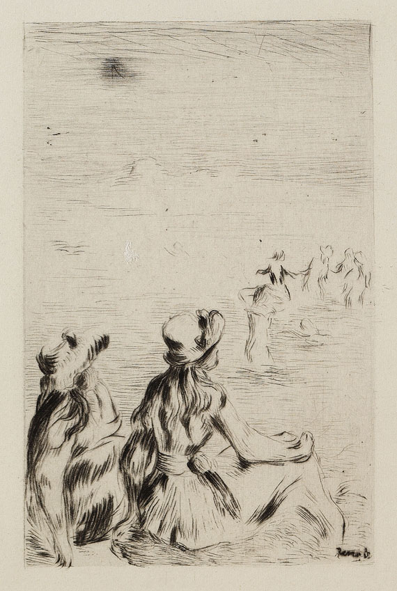 Pierre-Auguste Renoir - Sur la plage, à Berneval
