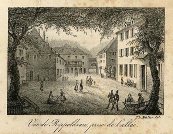Baden-Württemberg - 24 vues des bains. Um 1870