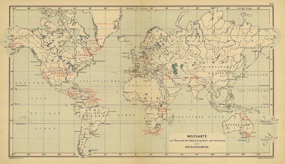  Atlanten - Missions-Atlas. 1895