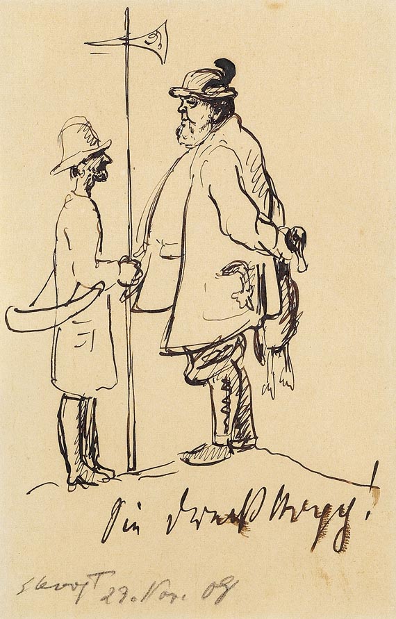 Max Slevogt - Autograph 1909 (97)
