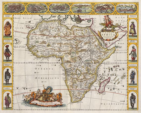 Afrika - Nova Africa descriptio.