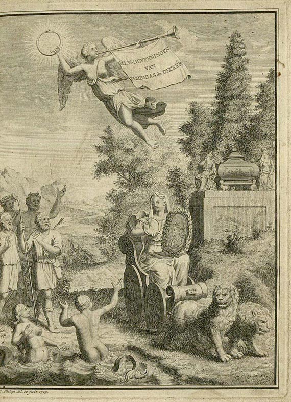 Jeremias de Decker - Rym-Oeffeningen. 2 Bde. 1726