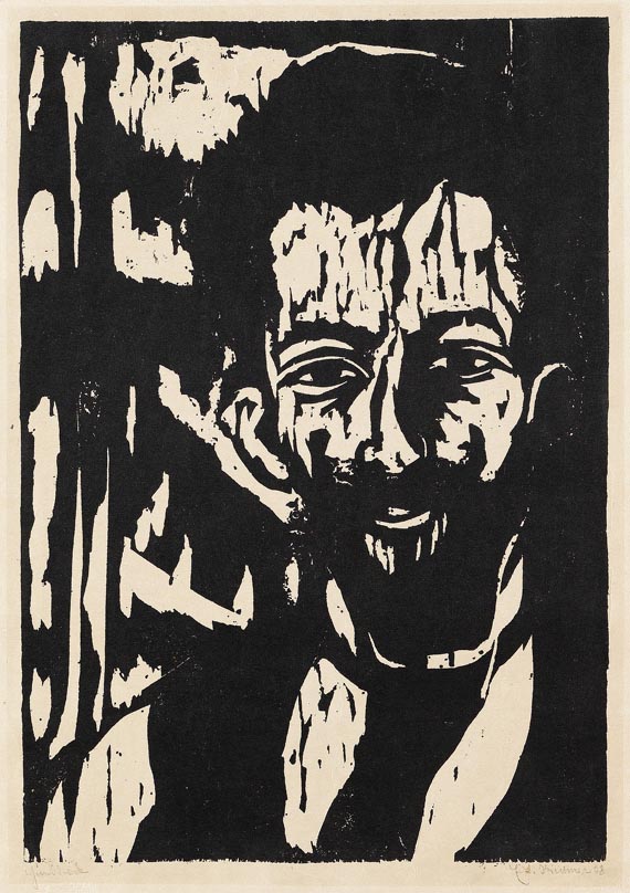 Ernst Ludwig Kirchner - Porträt Alex (Alexander Gerbig)