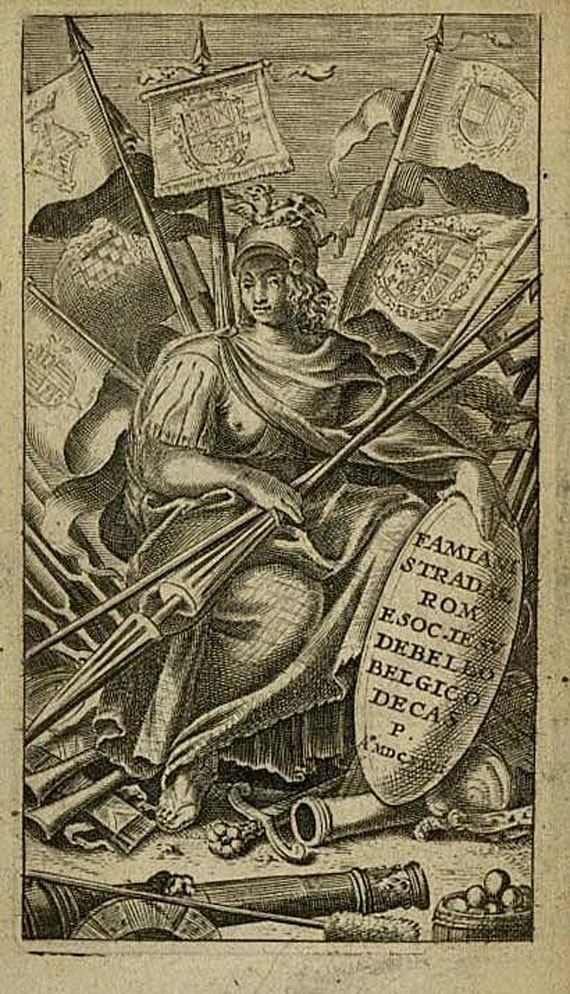 Belgien - Strada, F., Bello Belgico, 2 Bde. 1648