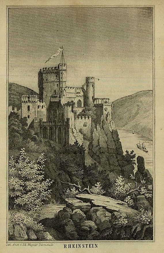 Karl Baedeker - Rhine, 1864