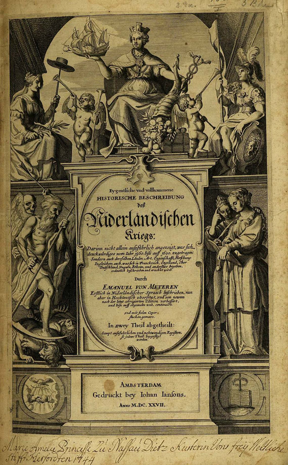  Niederlande - Meteren, E. von, Niederländischen Kriegs, 1627.