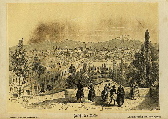  Mexiko - Mexico, 3 Bde. 1865. [83, 87, 106]
