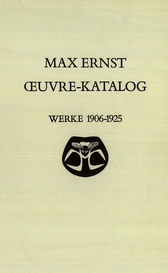 Max Ernst - Spies, Oeuvre-Katalog, 5 Bde. 1975.