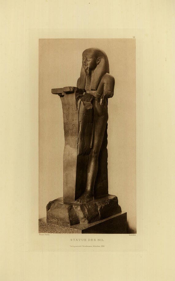 Friedrich Wilhelm von Bissing - Denkmäler Ägyptischer Sculptur, 3 Bde., 1914