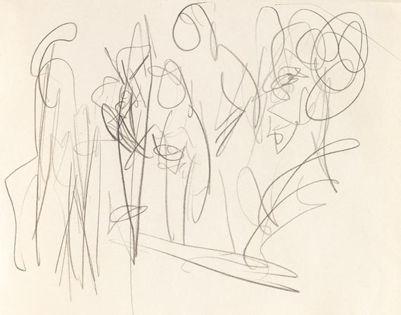 Ernst Ludwig Kirchner - Figurengruppe (Zuschauer)