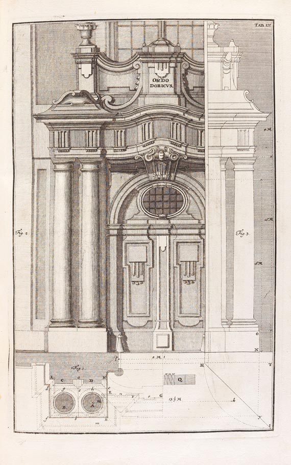 Johann Jacob Schübler - Säulen-Ordnung. Um 1730. - Weitere Abbildung