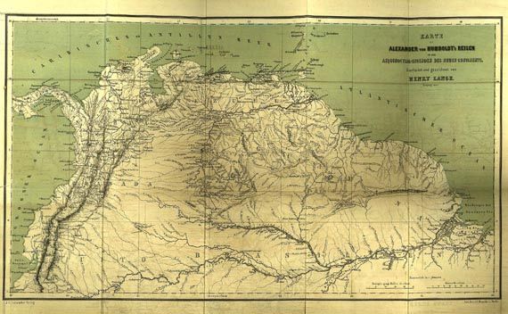 Alexander von Humboldt - Reise in die Aecquinoctial-Gegenden, 1859, 2 Bde.