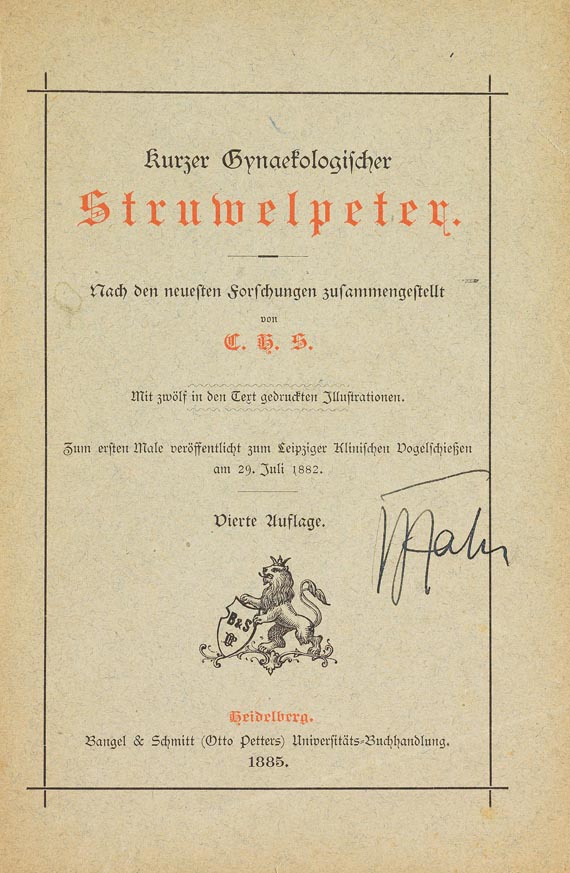 Carl Heinrich Stratz - Gynaekologischer Struwelpeter. 1885 (77)
