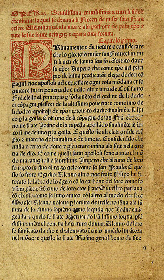  Franz von Assisi - Fioretti. 1481   8(14)