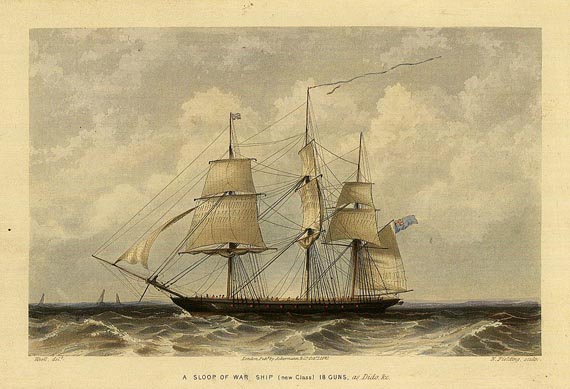 Schiffahrt - Royal Naval Service. 1841
