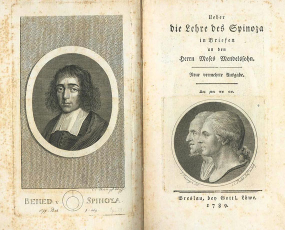 Friedrich Heinrich Jacobi - Ueber die Lehre des Spinoza. 1780.