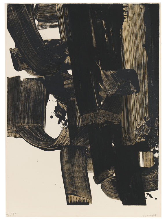 Pierre Soulages - Lithografie n° 20a