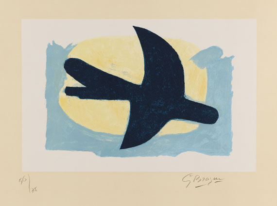 Georges Braque - Oiseau bleu et jaune