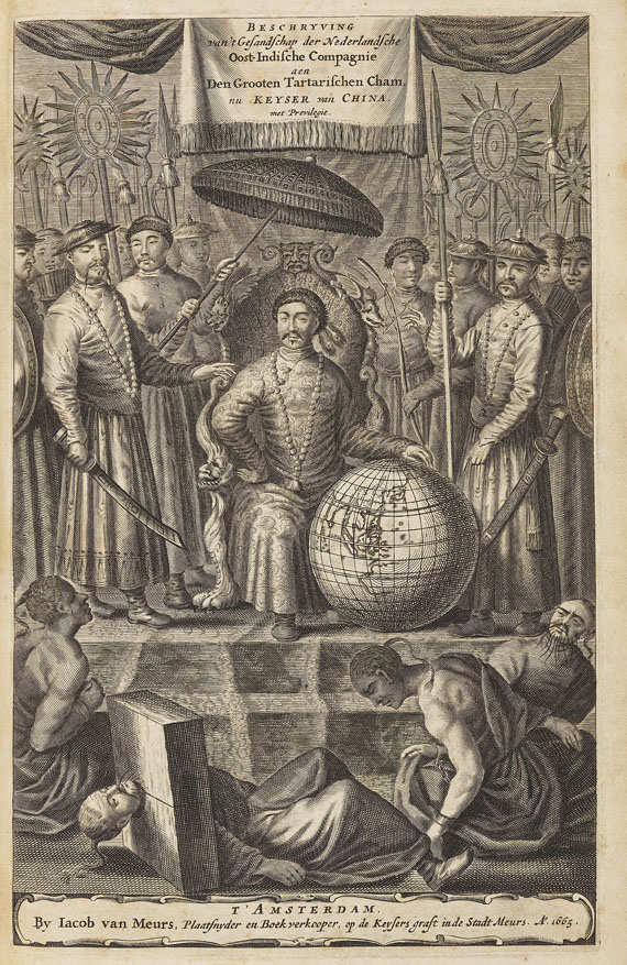 Johann Nieuhof - Buch: Gezantschap. 2 Tle in 1 Bd. 1665