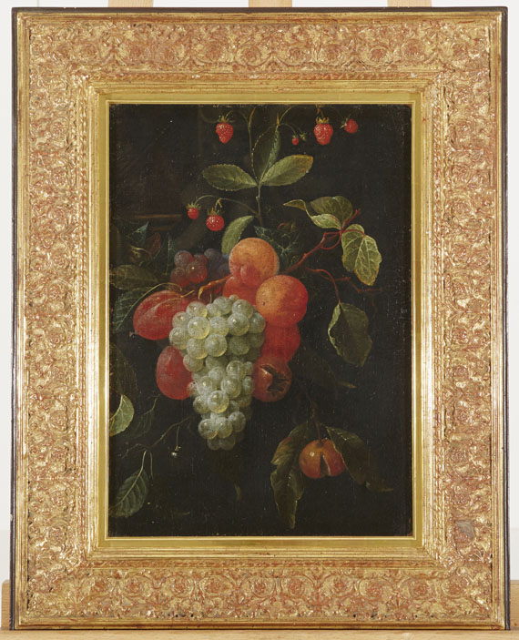 Joris van Son - 2 Pendants: Weintrauben mit Pfirsichen, Pflaumen und Brombeeren - Weitere Abbildung