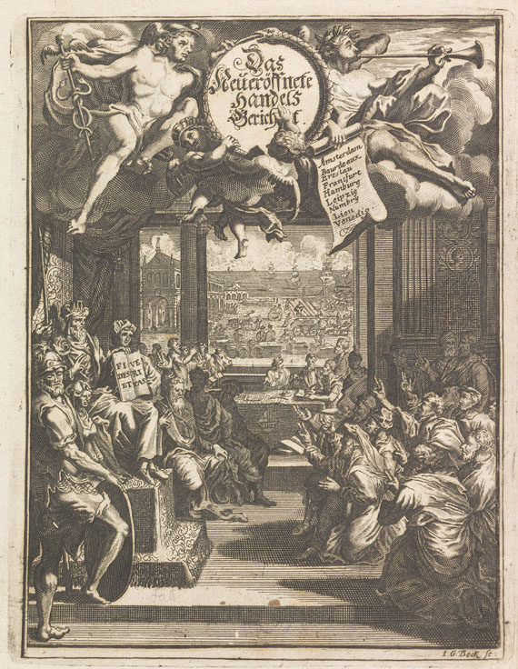 Paul Jacob Marperger - Handels-Bericht oder ... Commercien-Collegium. 1709.