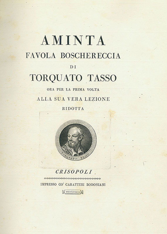 Bodoni, G. - Tasso, T., Aminta 1789.