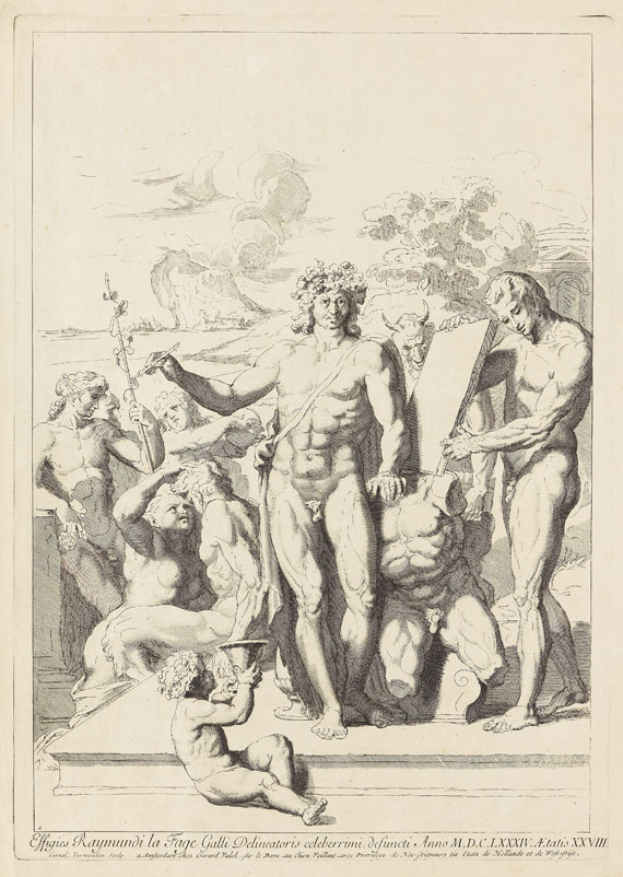 Cornelis Vermeulen - Allegorisches Selbstbildnis des Malers Raymond LaFage