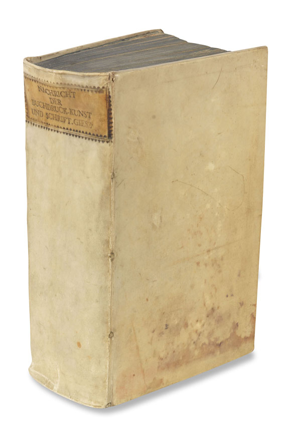 Christian Fr. Gessner - Buchdruckerkunst und Schriftgießerey. 1740. - Weitere Abbildung