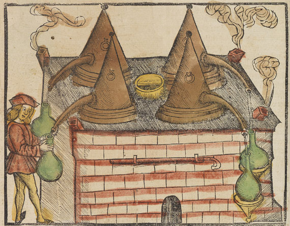 Hieronymus Brunschwig - Liber de arte distillandi. 1500.