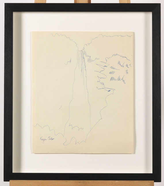Andy Warhol - Kegon Falls, Japan - Rahmenbild
